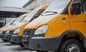 В Кузбасс поступили 56 новых школьных автобусов