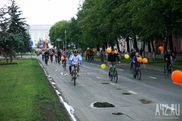 Фото: Сотни кемеровчан приняли участие в велопробеге 1