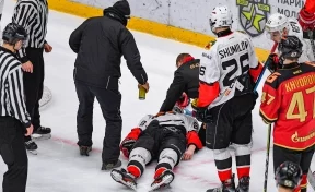 Омского хоккеиста, ударившего новокузнечанина головой об лёд, дисквалифицировали на четыре матча
