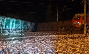 В Иркутской области причиной схода вагонов грузового состава стал посторонний предмет на путях