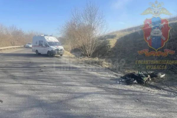 В Кемерове мотоциклист погиб в результате ДТП с грузовиком