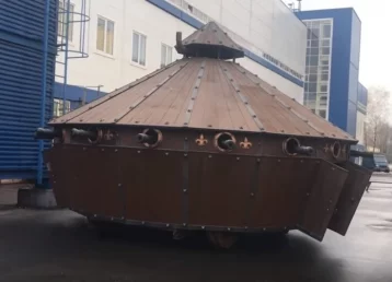 Фото: В Белоруссии собрали танк по эскизам Леонардо да Винчи 1