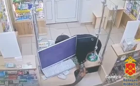 В Кемерове грабитель украл из кассы аптеки выручку и попал на видео