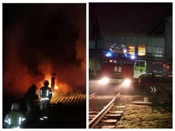 Фото: Прокуратура начала проверку после пожара в вагонном депо в Кемерове  1