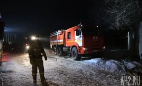 В Кузбассе в ночном пожаре погибла 49-летняя женщина
