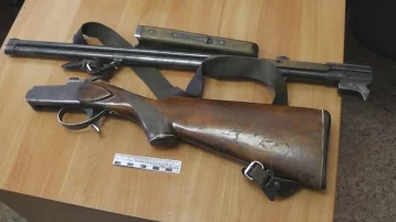 Фото: У кузбассовца изъяли двуствольное ружьё с патронами 1