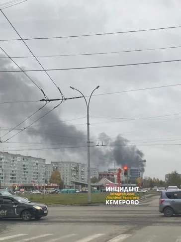 Фото: Очевидцы сообщили о серьёзном пожаре в Ленинском районе Кемерова 2