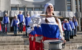 На митинг-концерт «Россия. Севастополь. Крым» в Кемерове пришли около 3 000 человек