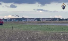 В Ульяновской области у учебного самолёта во время полёта оторвалось шасси
