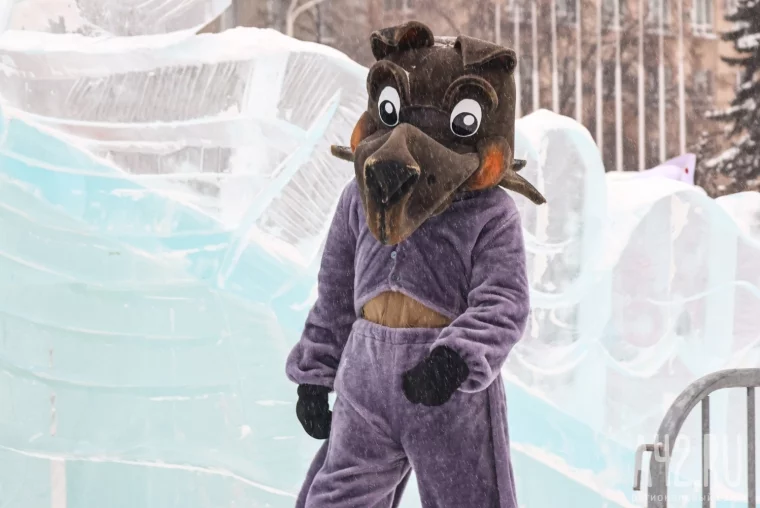 Фото: Зимняя карта чудес: как выглядят десять ледовых городков в Кемерове 146