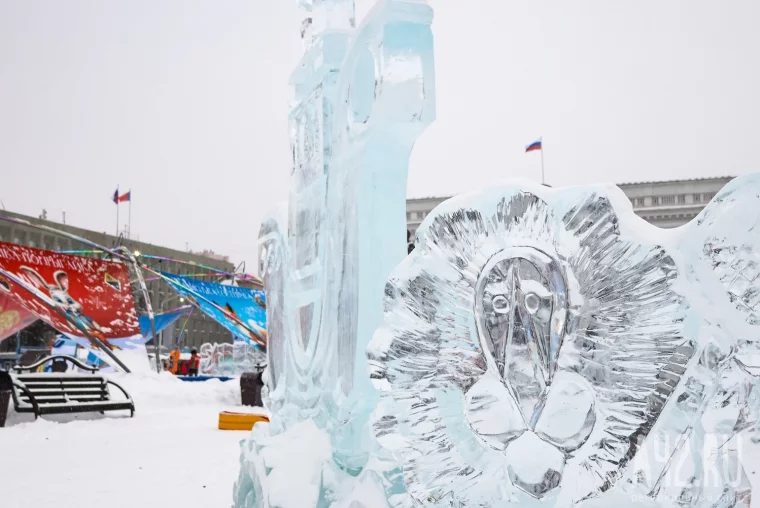 Фото: Зимняя карта чудес: как выглядят десять ледовых городков в Кемерове 147