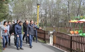 Илья Середюк проверил парки Кемерова