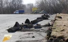 В Кемерове начали ремонтировать шоссе Егорова
