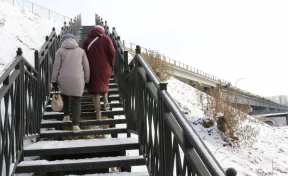 В Кемерове завершается строительство спуска с Кузбасского моста к деревне Красной