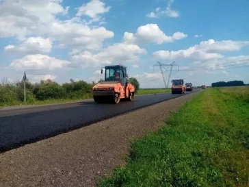 Фото: В Кузбассе вышел на финишную прямую ремонт автодороги Ленинск-Кузнецкий — Журавлёво 1