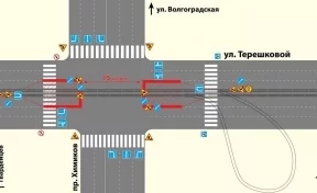 В Кемерове частично перекроют перекрёсток Терешковой — Химиков из-за работ на трамвайных путях