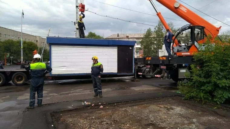 Фото: В Кемерове демонтировали ещё один торговый павильон 2