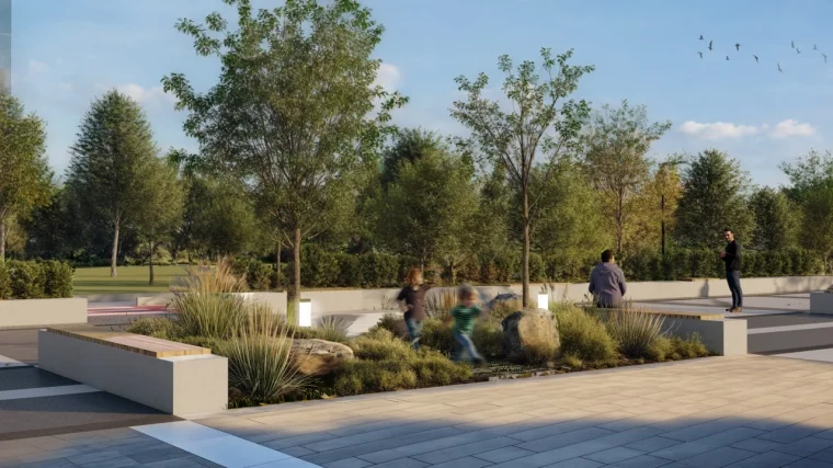 Фото: «Семейный парк», современная набережная и четыре гектара зелени — как КРТ «Левобережный» эволюционирует в начале года 3