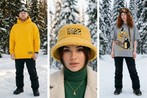 Виртуальные модели продемонстрировали коллекцию одежды «Шерегеш» от MySiberia и Билайна