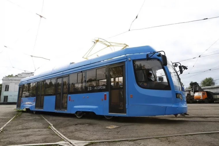 Фото: В Новокузнецк ко Дню города поступили новые трамваи 2