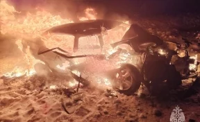 В Башкирии на трассе погибли четыре человека после столкновения трактора и легкового автомобиля