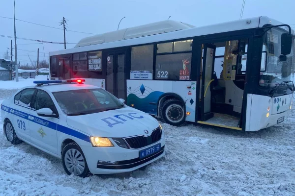 В Кемерове водителя автобуса оштрафовали за разговор по телефону во время рейса