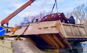 Скейт-площадку демонтировали в кузбасском городе