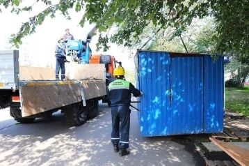 Фото: В Кемерове демонтируют два незаконно установленных павильона в Ленинском районе 1