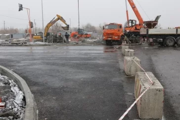 Фото: В Кемерове подрядчик завершает строительство продолжения Комсомольского проспекта 1