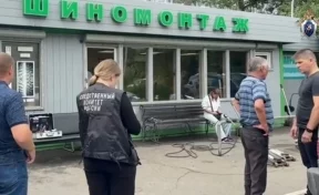 СК показал видео с места убийства работника шиномонтажки в Новокузнецке