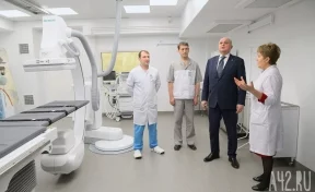 Сергей Цивилёв принял участие в запуске нового оборудования за 46 млн рублей в кемеровском кардиоцентре