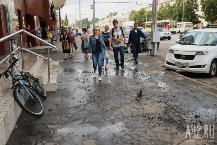 Фото: Специалисты рассказали о «гейзере» в центре Кемерова 6