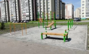 В Кемерове смонтировали две новые воркаут-зоны