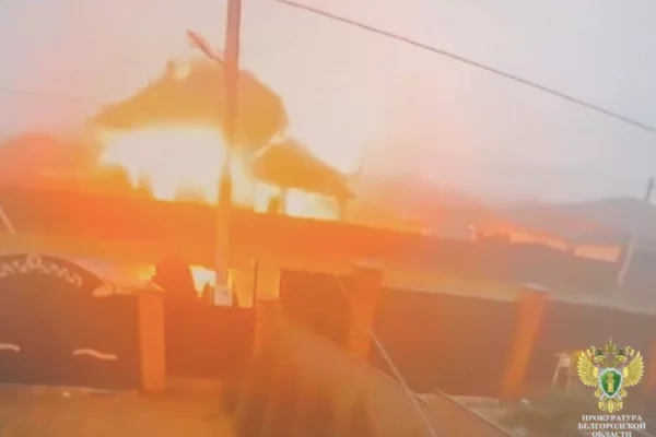 Дом полностью разрушен: мощный взрыв газа под Белгородом попал на видео