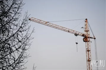 Фото: Работу опасного башенного крана в Кузбассе приостановили 1