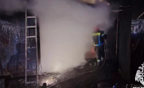 В Кузбассе в доме многодетной семьи произошёл пожар