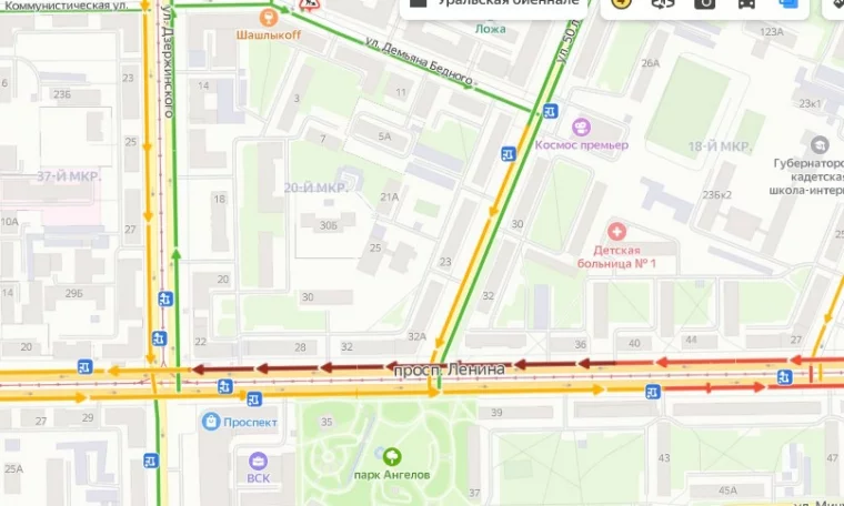 Скриншот: Яндекс.Пробки