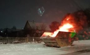 В Белове участились случаи поджогов мусорных баков по вине горожан