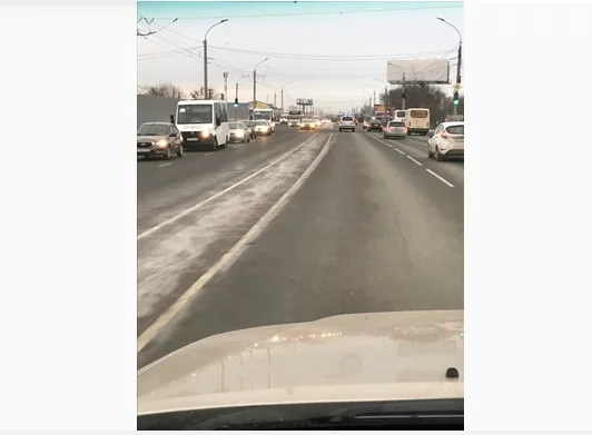 Фото: В Омске к приезду Путина помыли дороги кипятком 2