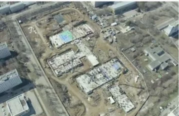 Фото: Строительство объектов культурного кластера в Кемерове сняли на видео с высоты 1