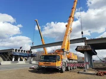 Фото: Появились фото с места строительства путепровода на границе Кузбасса и Новосибирской области 1