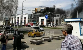 Загорелась кровля: в МЧС прокомментировали пожар в кемеровском «Флагмане»