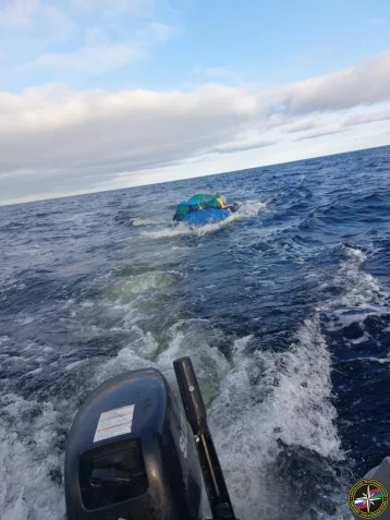 Фото: В Карелии спасли путешественника, который две недели провёл в открытом море  1