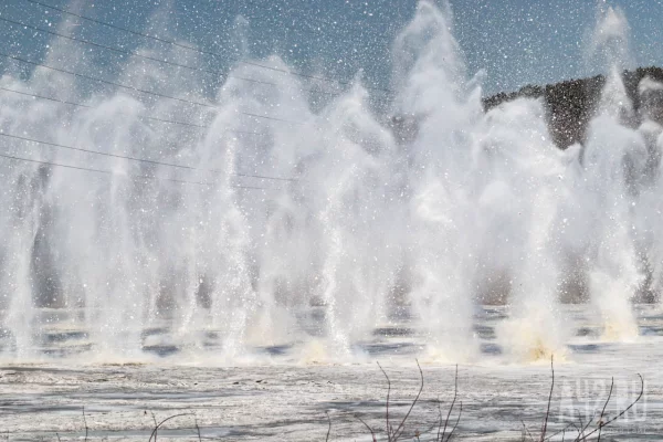 В Кемерове лёд на Томи взорвут 27 марта