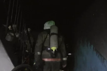 Фото: В Кузбассе спасатели вывели из горящего дома ребёнка и двух взрослых 1