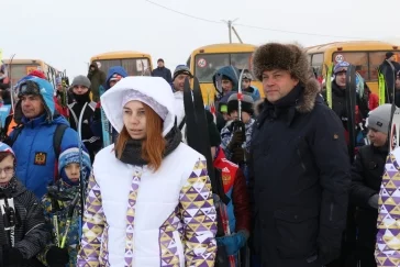 Фото: На Притомском проспекте в Кемерове открыли лыжню 3