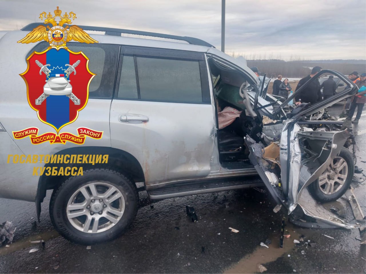 Трое пострадавших: в ГИБДД сообщили подробности ДТП на трассе Кемерово — Новокузнецк