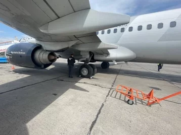 Фото: Следователи выясняют обстоятельства ЧП в аэропорту Новокузнецка: самолёт выкатился за пределы ВПП, задержаны рейсы 1
