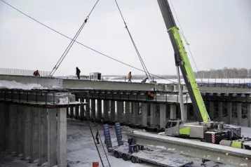 Фото: Сергей Цивилёв рассказал о ходе строительства экодука и моста на обходе Кемерова 1