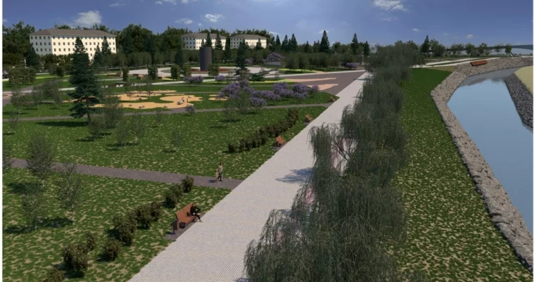 Проект реконструкции парка Жукова в Кемерове. Фото: ako.ru